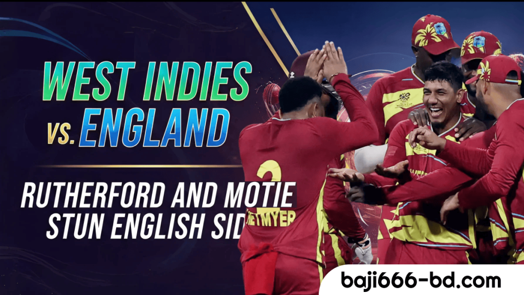 87West Indies vs England Rutherford and Motie Stun English Side